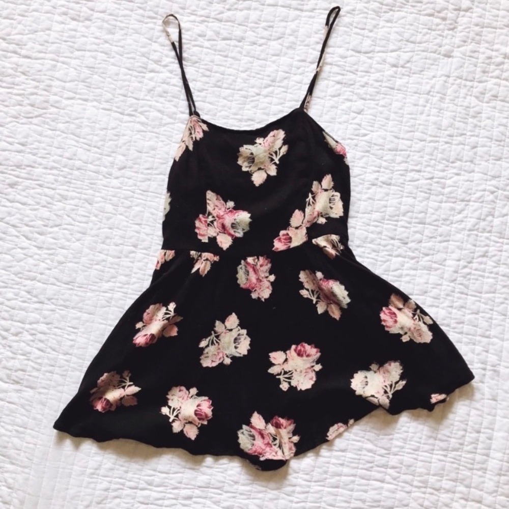 Urban outfitters floral print romper